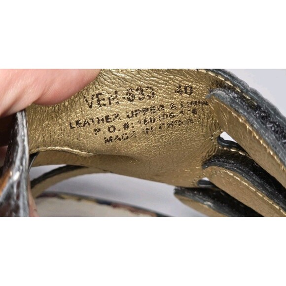 Alegria Slip on Adjustable sandals Multi Color metallic floral EU 40 US 10 - Picture 7 of 9